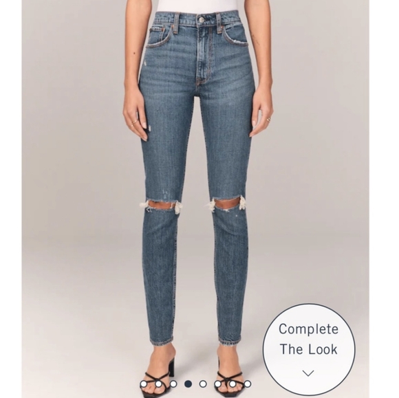 Abercrombie & Fitch The Skinny High Rise Jeans - Picture 2 of 11